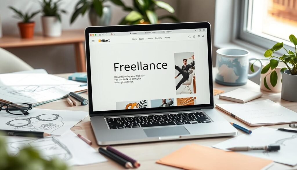 create freelance portfolio