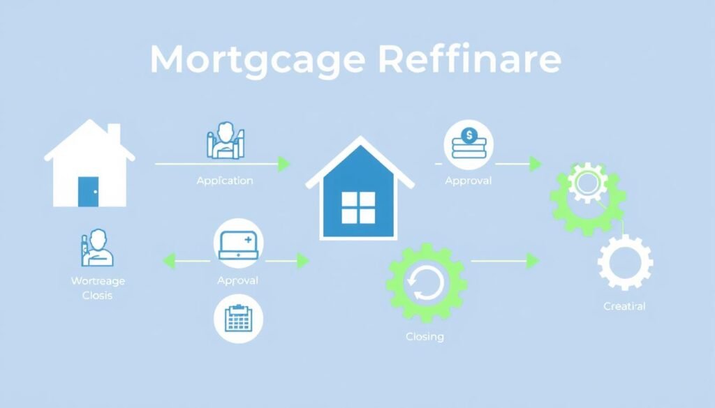 Mortgage refinancing process