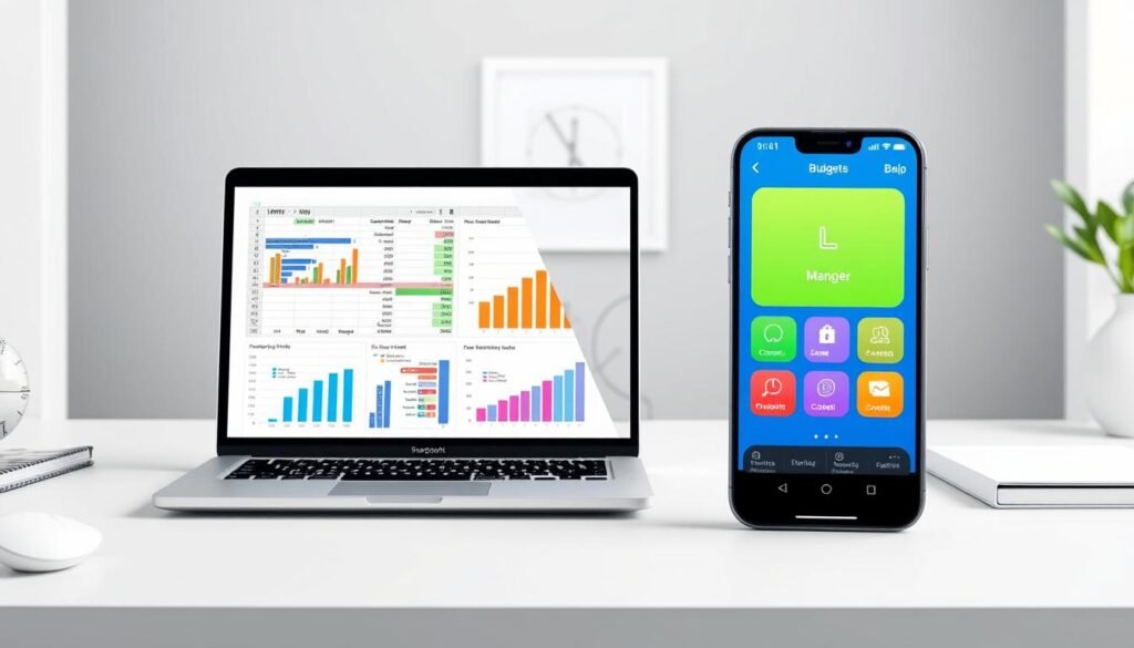 budgeting with spreadsheet vs app