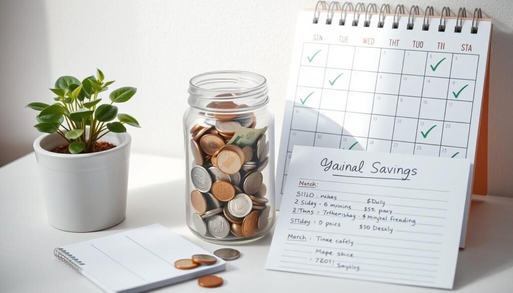 consistent savings plan